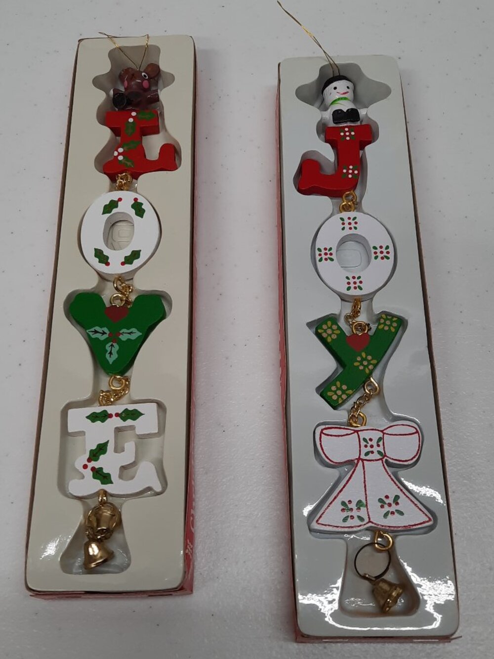 Vintage Giftco 12" Wooden Christmas Expressions Hanging Wall Decor 80s Door